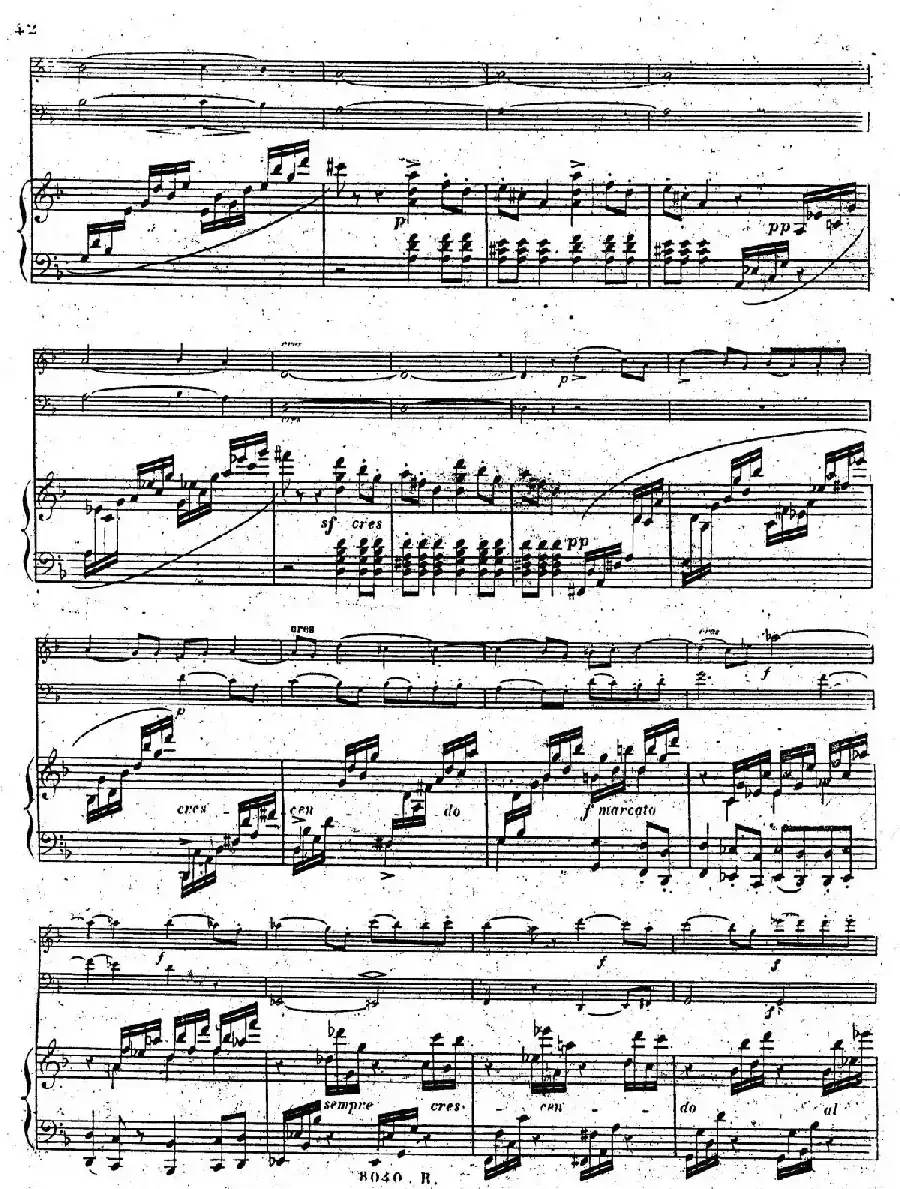 Piano Trio No.1 in d Minor Op.49(d小调第一钢琴三重奏·第四乐章)