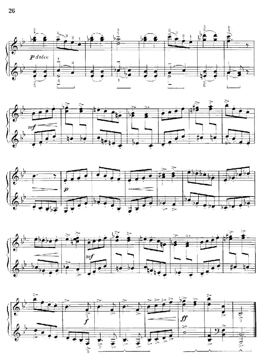 Thirty Pieces For Children Op.27(30首儿童钢琴曲 11—15)