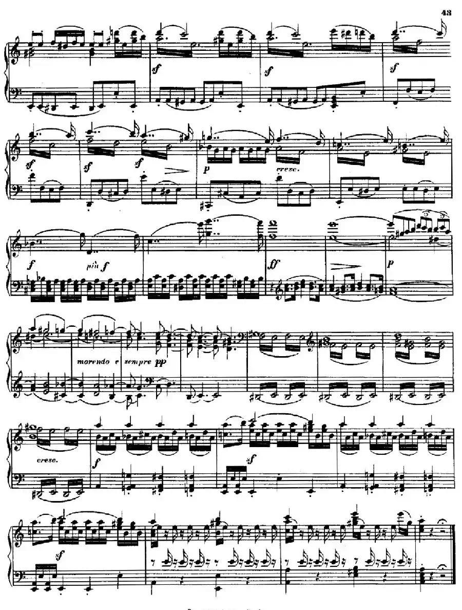 String Quartet No.15 in a Minor Op.132(a小调第十五弦乐四重奏·钢琴独奏版)