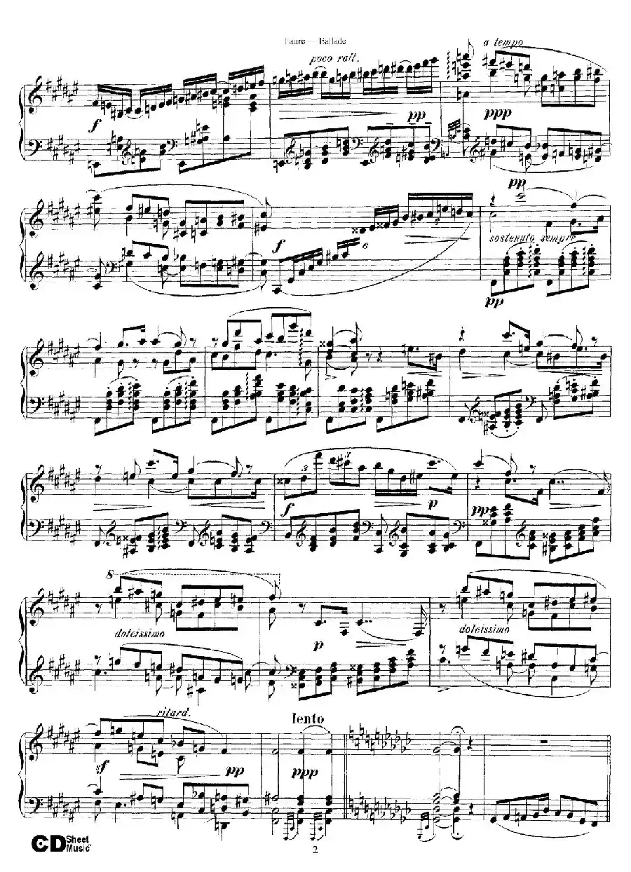 Ballade Op.19(叙事曲)