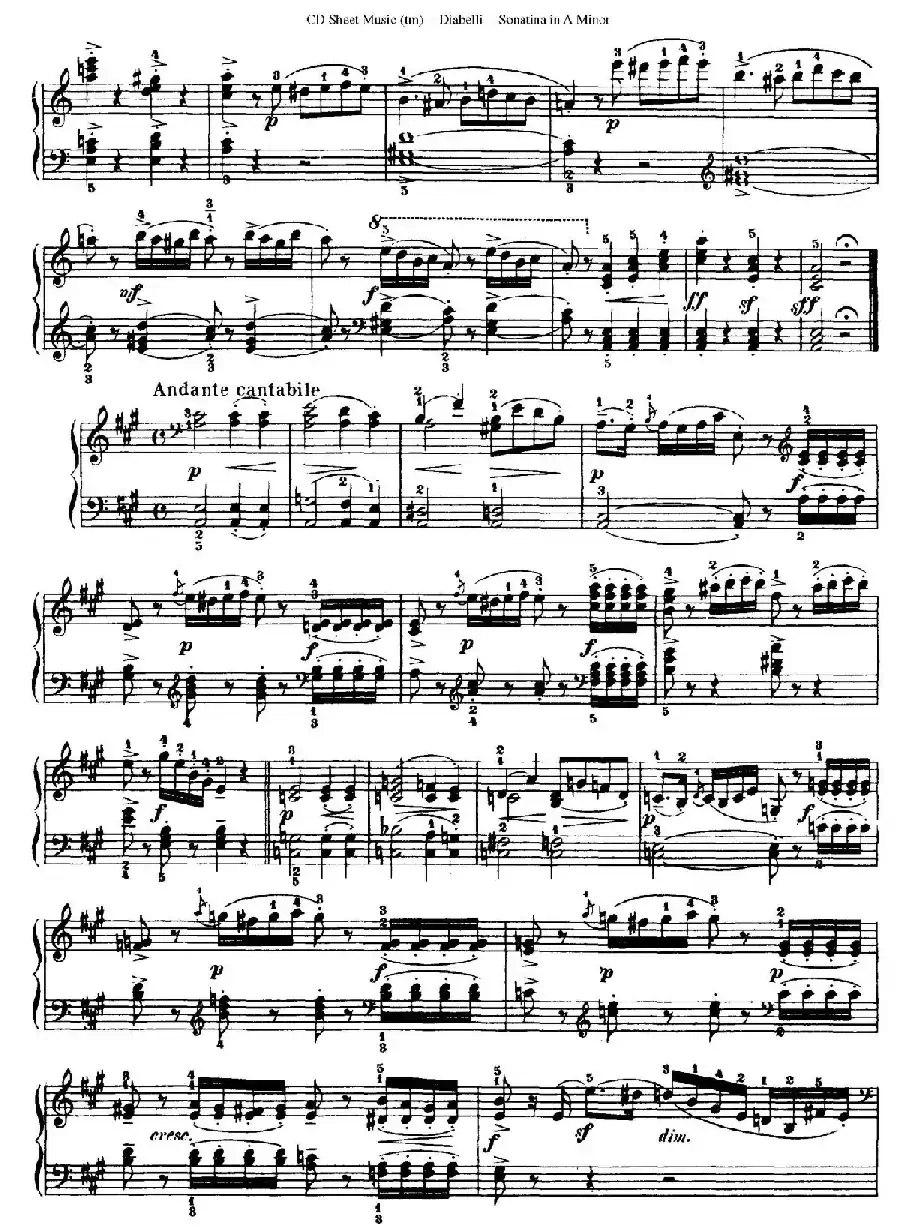 7 Piano Sonatinas Op.168(7首钢琴小奏鸣曲 No.7)