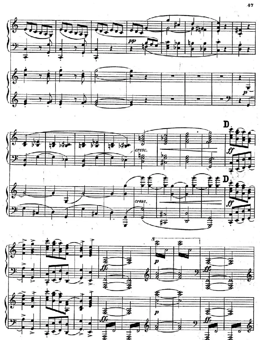 Symphony No.4 in e Minor Op.98(e小调第四交响曲·双钢琴)