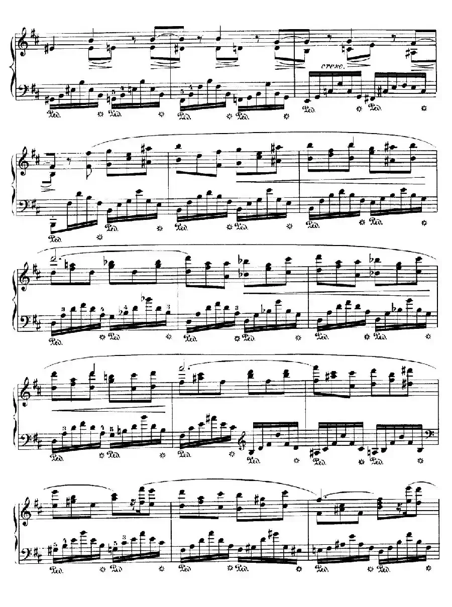 Piano Sonata No.3 in b Minor Op.58(b小调第三钢琴奏鸣曲·第四乐章)