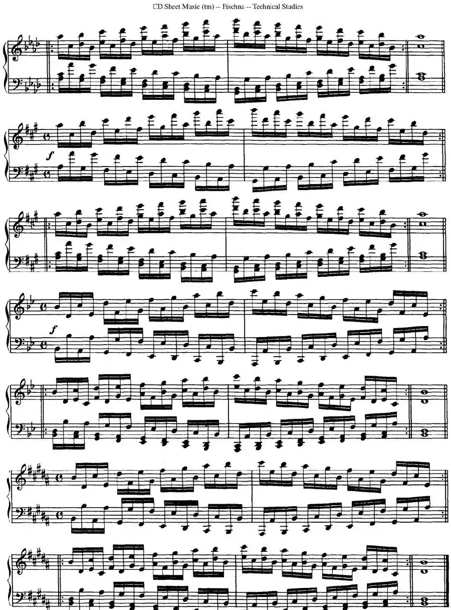 Technical Studies 60 Progressive Exercises (60首钢琴循序渐进练习曲 P51——60)