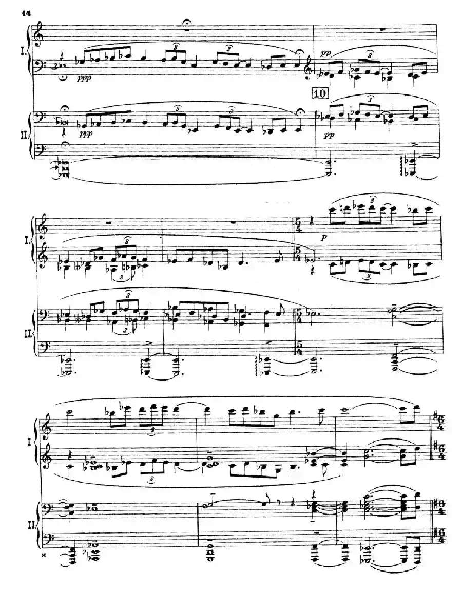 The Pines of Rome(交响诗《罗马的松树》·双钢琴)(第二部分:卡塔科巴墓地的松树)
