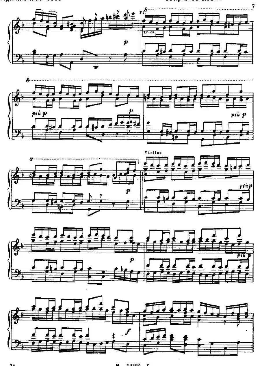 Brandenburg Concerto No.2 in F Major BWV.1047(F大调第二勃兰登堡协奏曲·钢琴独奏版)