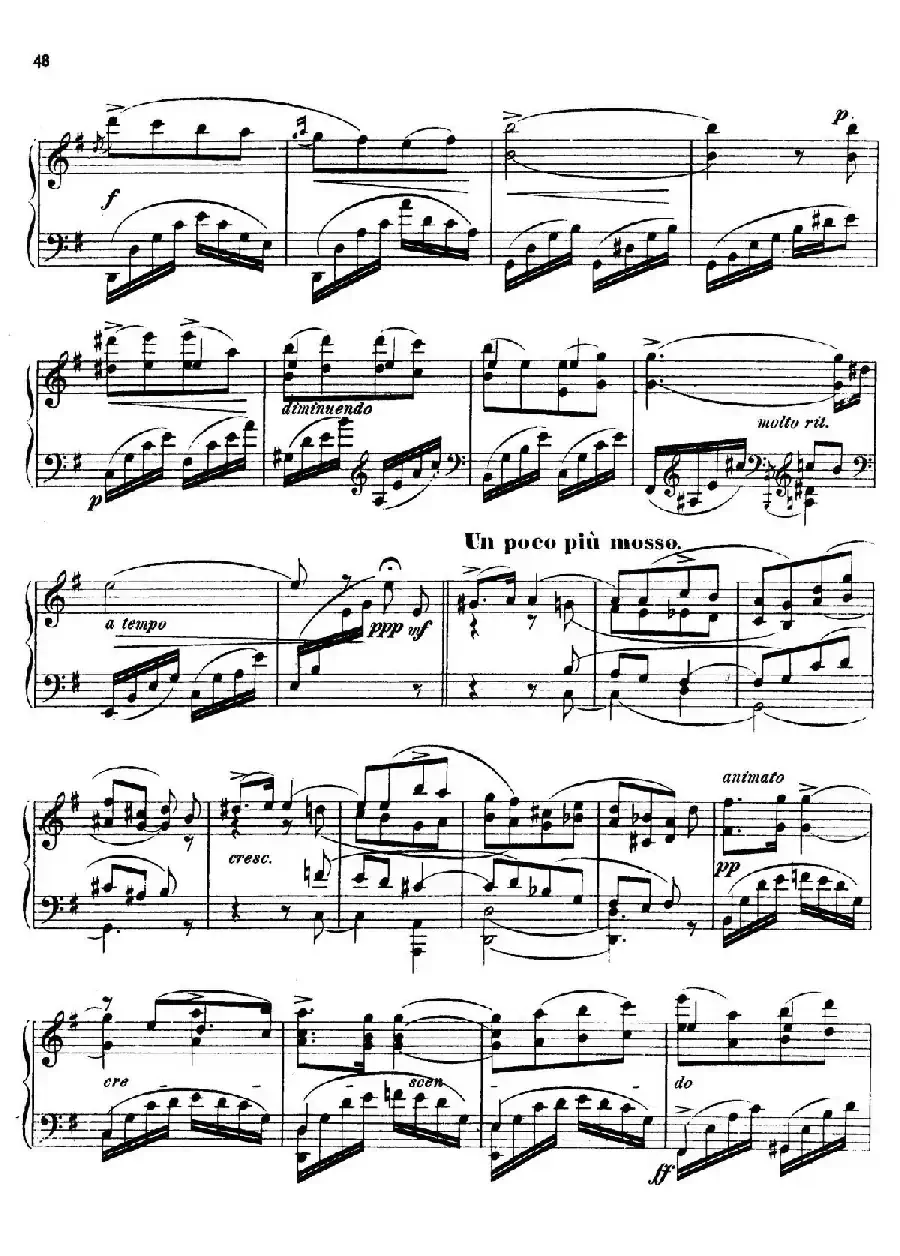 24 Characteristic Pieces Op.36(24首性格小品·10)