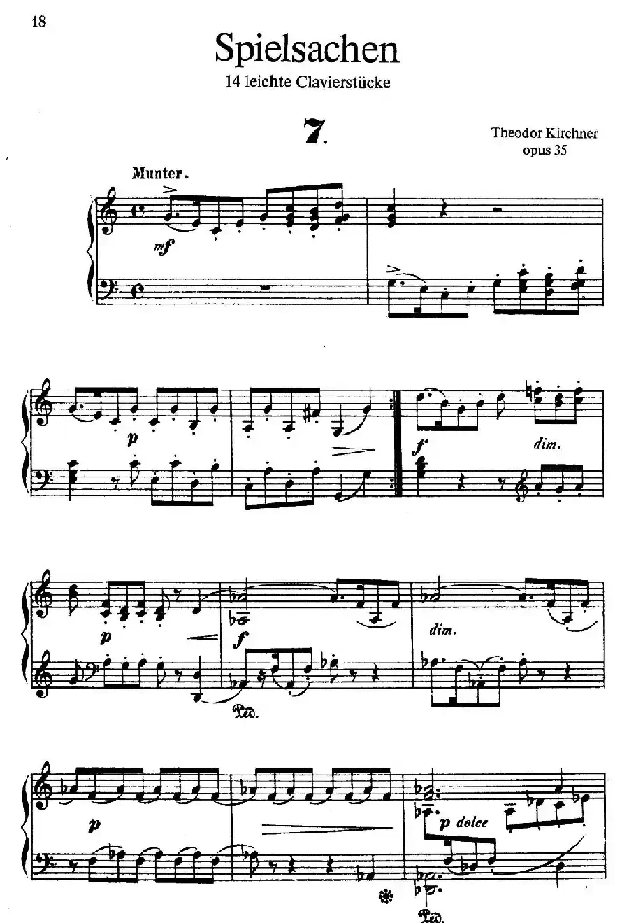 Spielsachen Op.35(玩具·7)