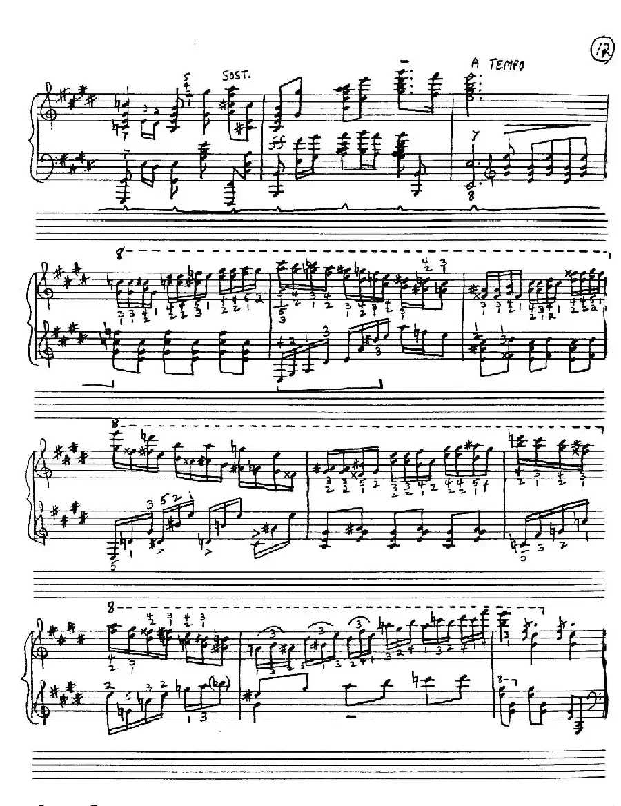 Carmen Variations 12 Pieces(12首卡门主题变奏曲·12)