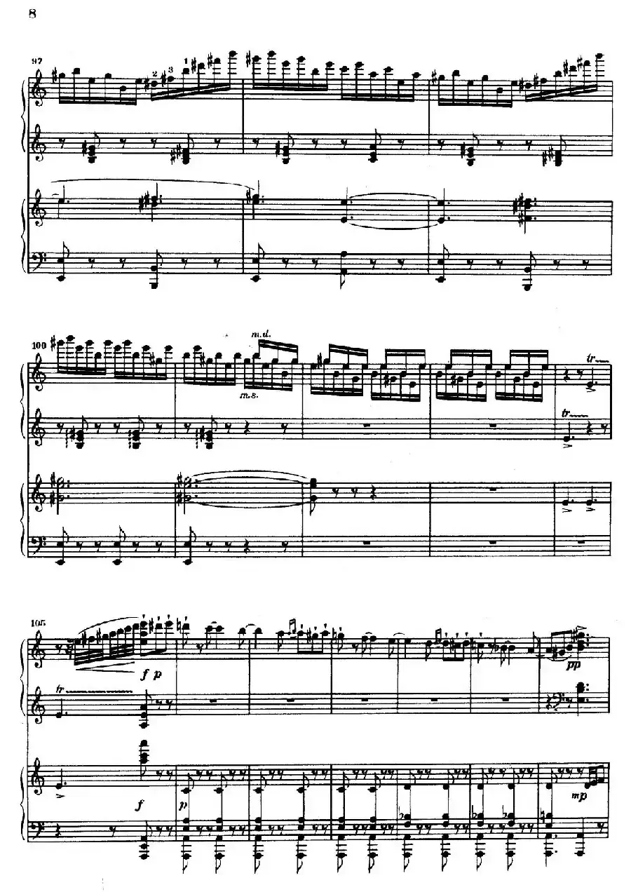 Introduction et Rondo Capriccioso Op.28(引子与随想回旋曲·双钢琴)