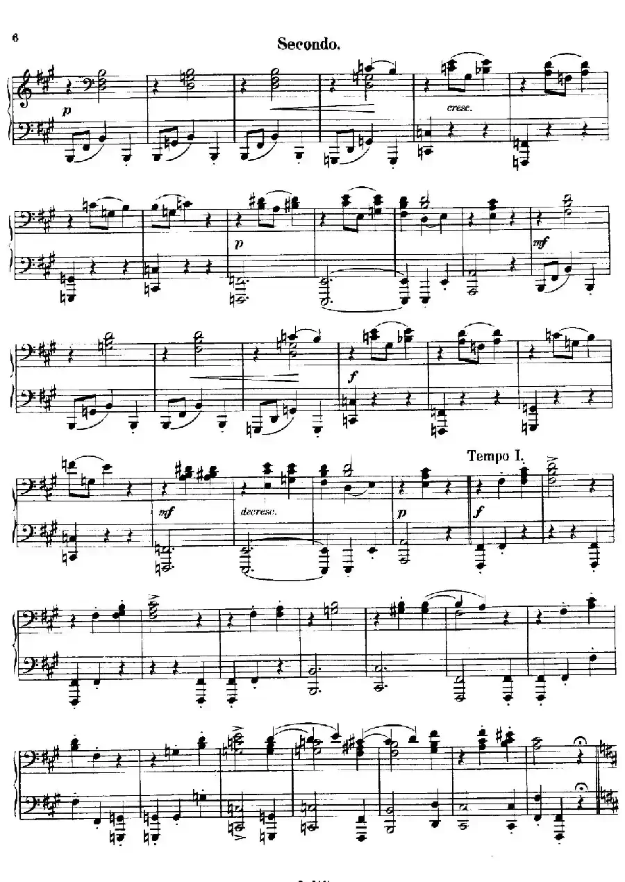 Walzer Op.3 - 4 hands(圆舞曲·四手联弹)