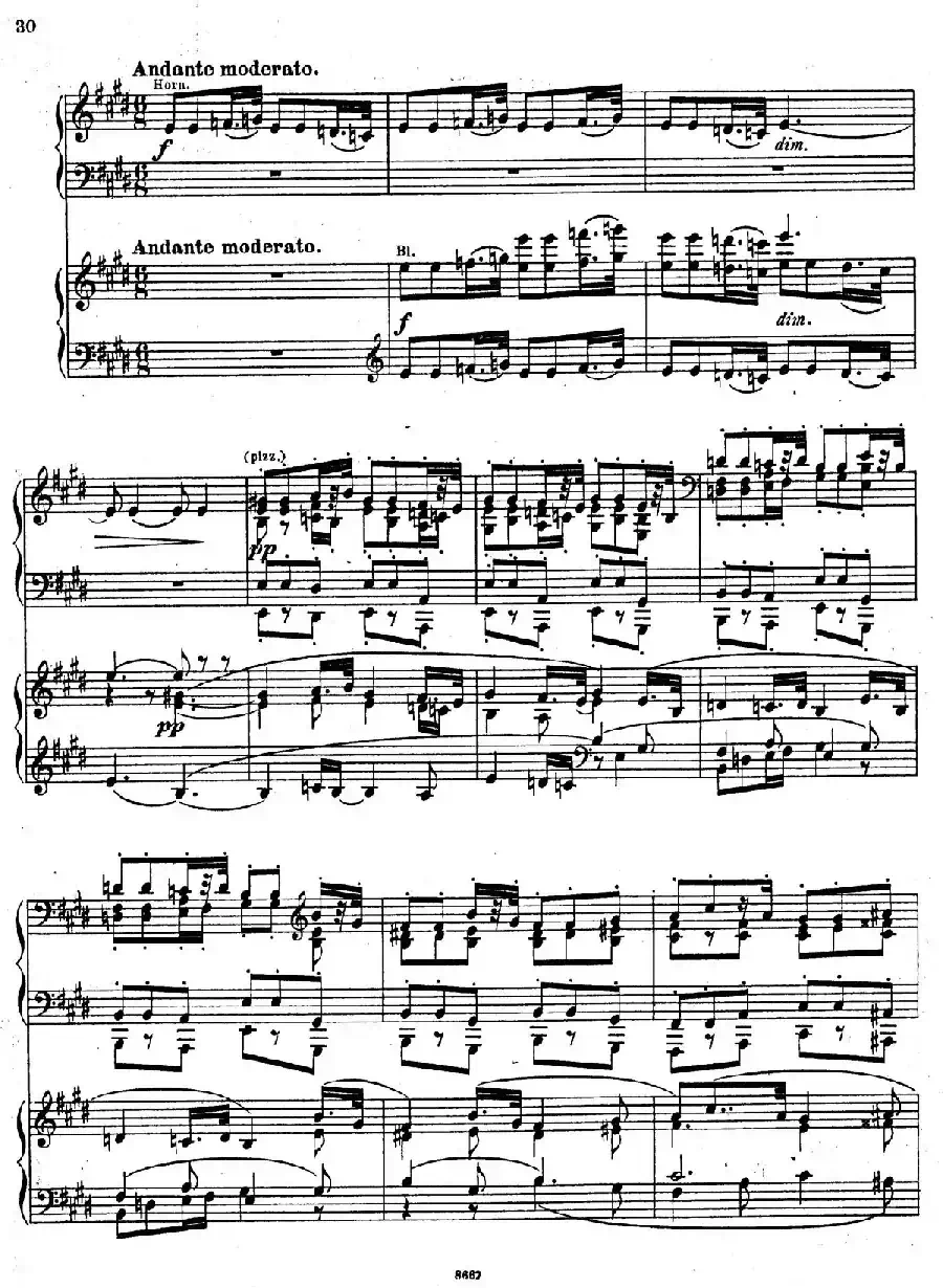 Symphony No.4 in e Minor Op.98(e小调第四交响曲·双钢琴)