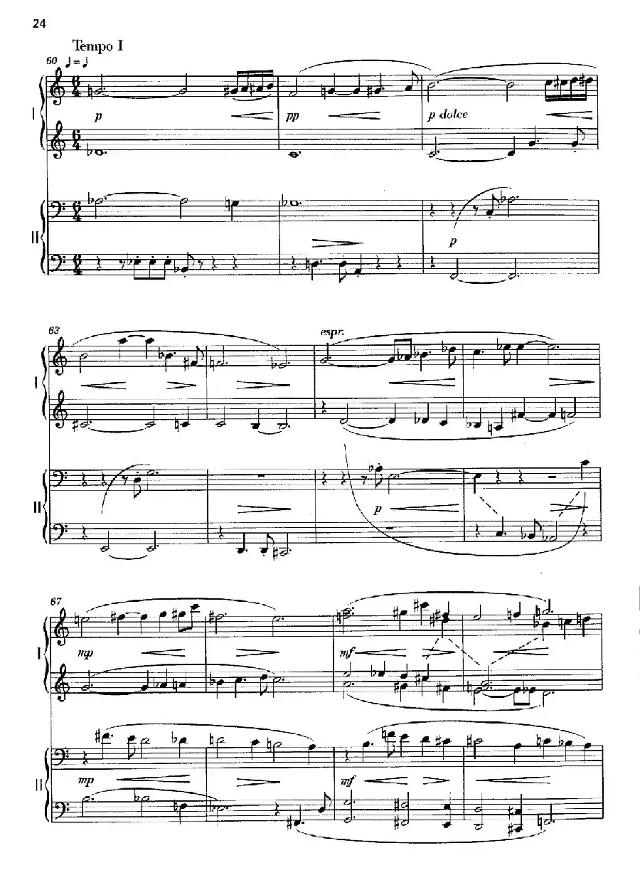 Vier Bagatellen Op.70(4首小品·Ⅲ·四手联弹)