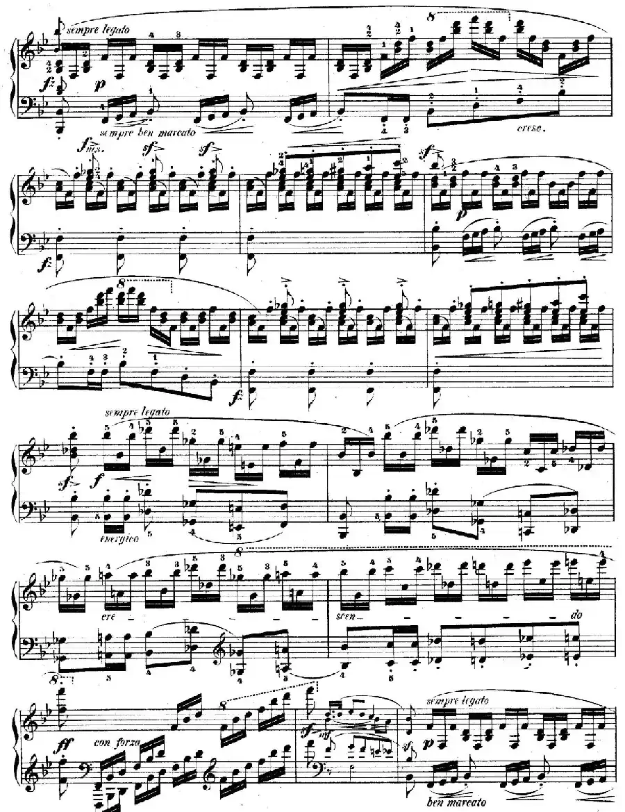 降B大调莫扎特主题变奏曲 Op.2(为钢琴与乐队而作)