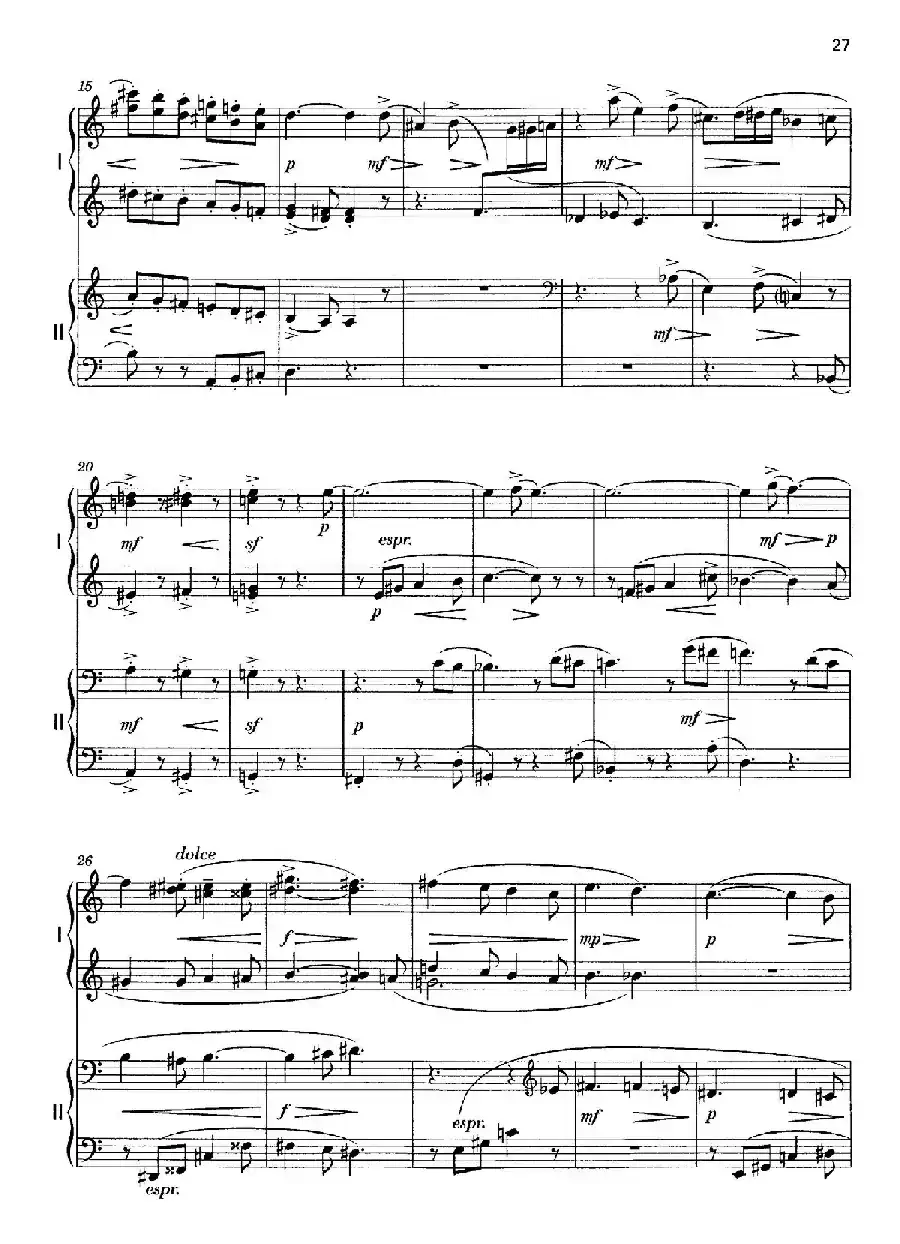 Vier Bagatellen Op.70(4首小品·Ⅳ·四手联弹)
