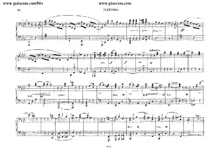 Piano Concerto No.2 in f Minor Op.21(f小调第二钢琴协奏曲·四手联弹版)