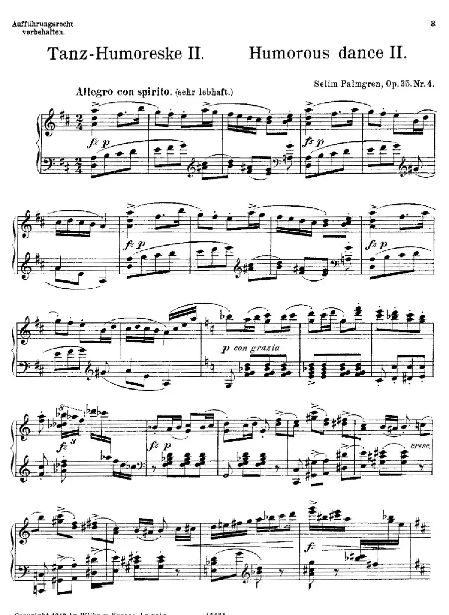4 Sketches Op.35(4首素描·4)