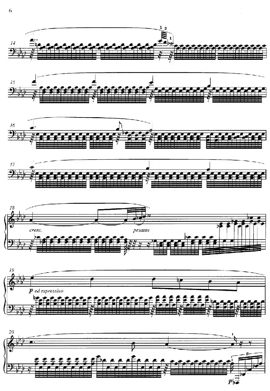 3 Grandes Etudes Op.76 No.1(3首华丽练习曲·1)