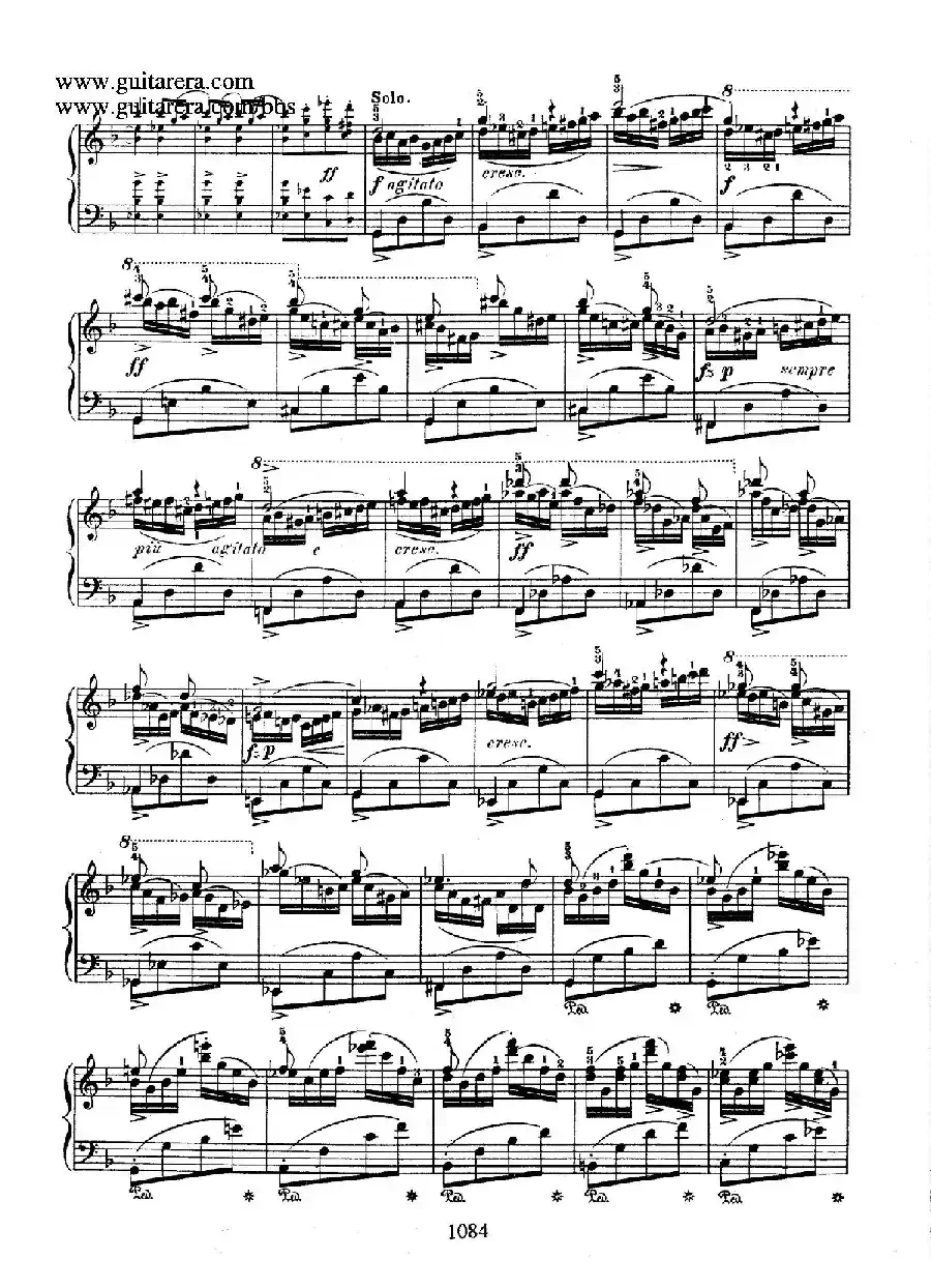 Krakowiak Grand Rondo de Concert Op.14 (克拉科维克音乐会用大回旋曲·钢琴独奏版)