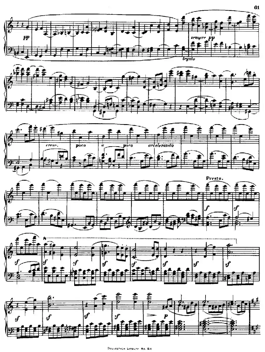 String Quartet No.15 in a Minor Op.132(a小调第十五弦乐四重奏·钢琴独奏版)