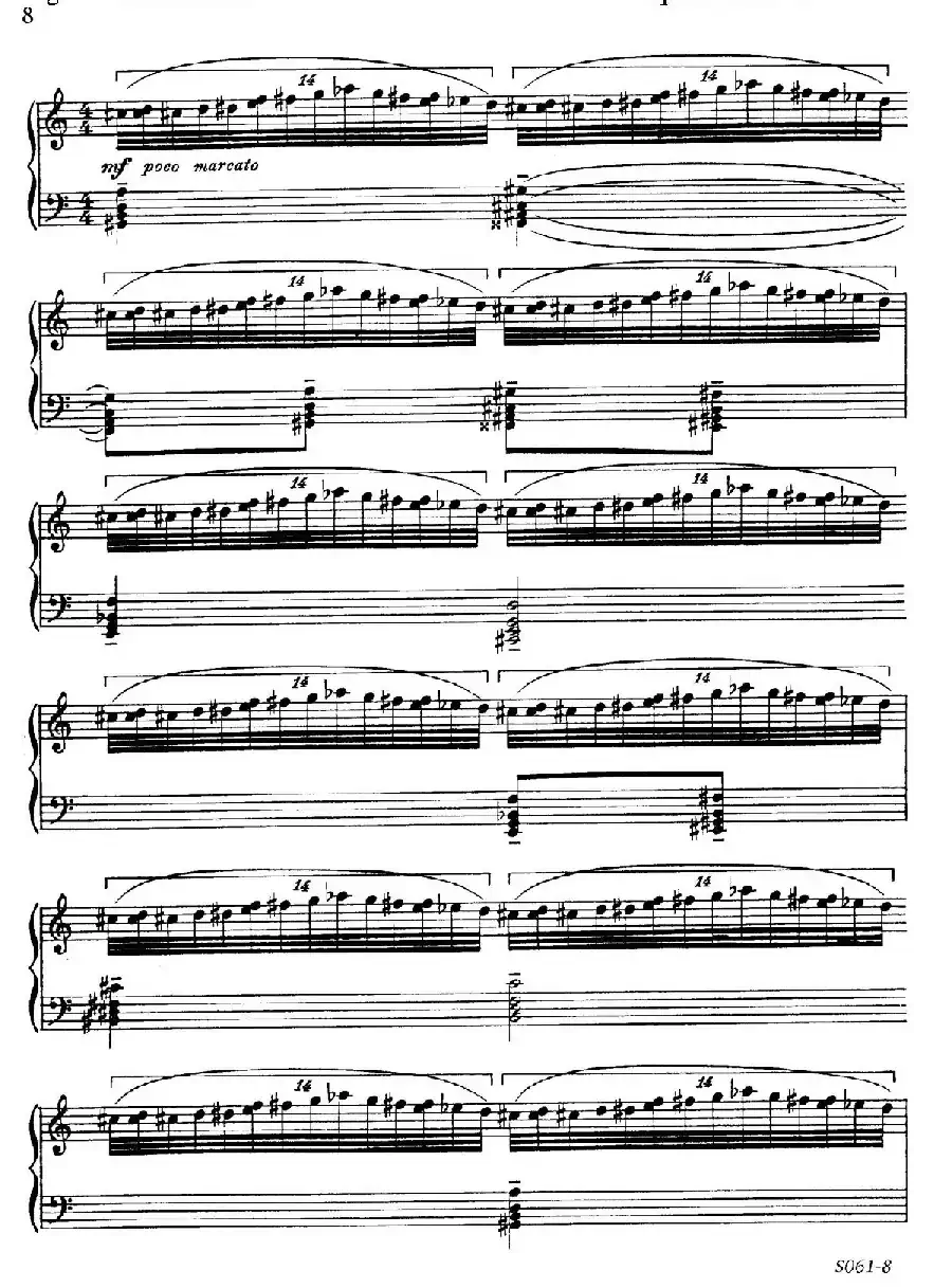 Poems of 1917 Op.41(1917之诗 2. 绝望的传播者)