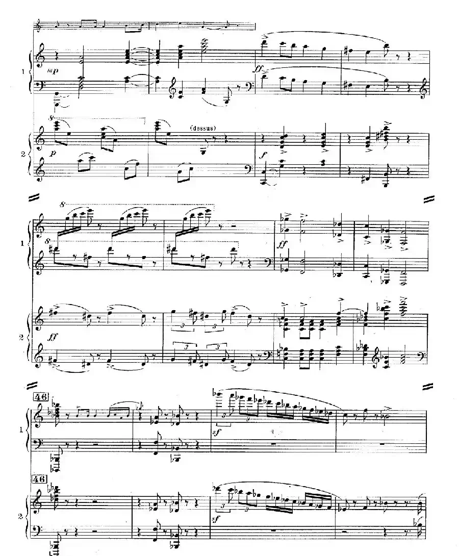 Concerto for 2 Pianos in d Minor(d小调双钢琴协奏曲· 第三乐章)