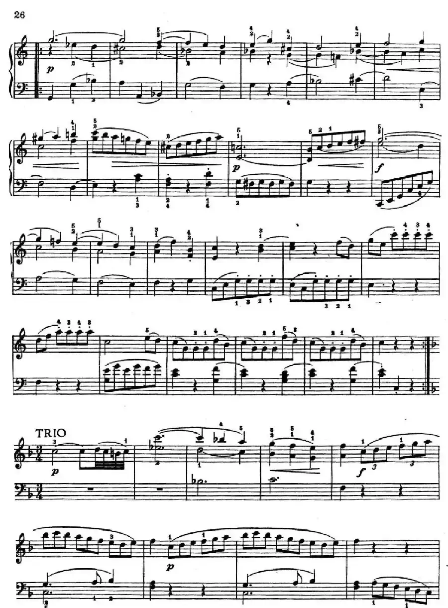 6 Viennese Sonatinas K.439b(6首维也纳小奏鸣曲·Ⅴ)
