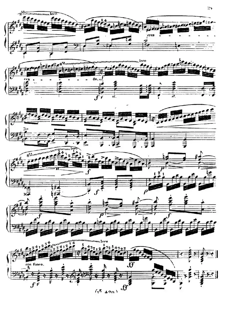 24 Exercices et Preludes Op.21(24首前奏练习曲·13)