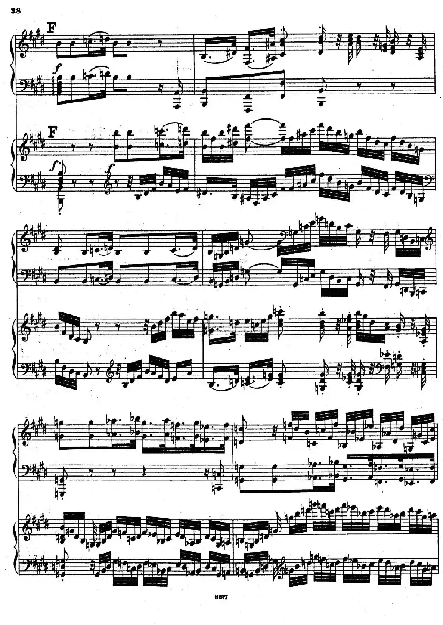 Symphony No.4 in e Minor Op.98(e小调第四交响曲·双钢琴)