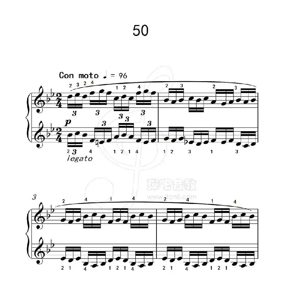 练习曲 50(克拉莫钢琴练习曲60首)
