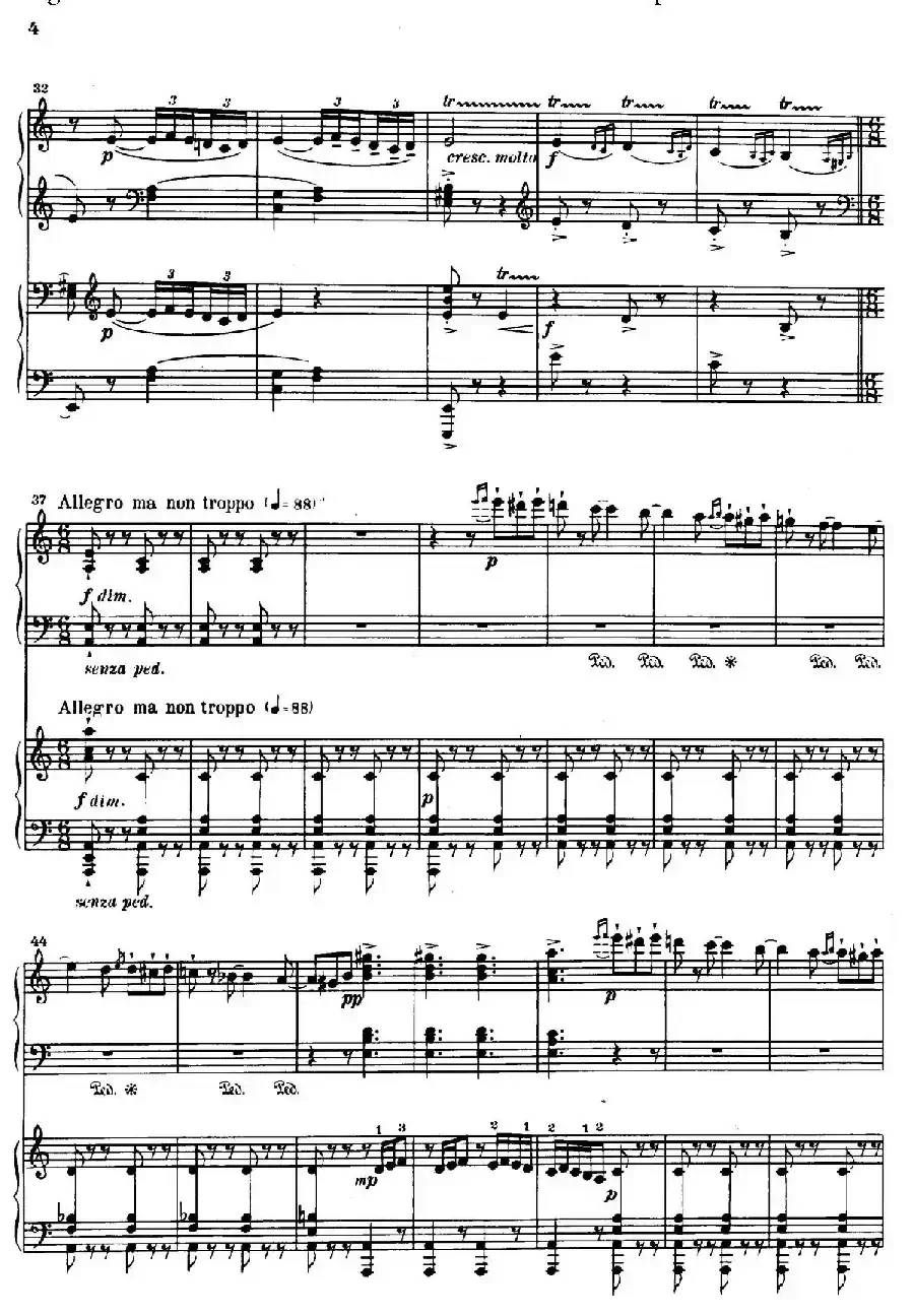 Introduction et Rondo Capriccioso Op.28(引子与随想回旋曲·双钢琴)