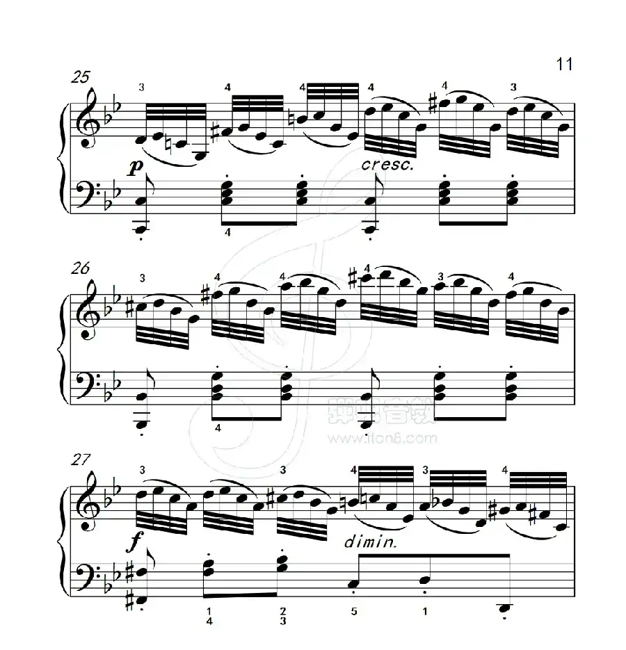 练习曲 21(克拉莫钢琴练习曲60首)