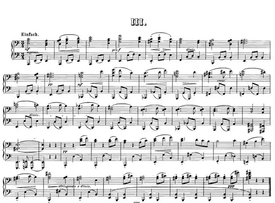 12 Waltzes Op.59 4 Hands(12首圆舞曲·四手联弹·Ⅲ)