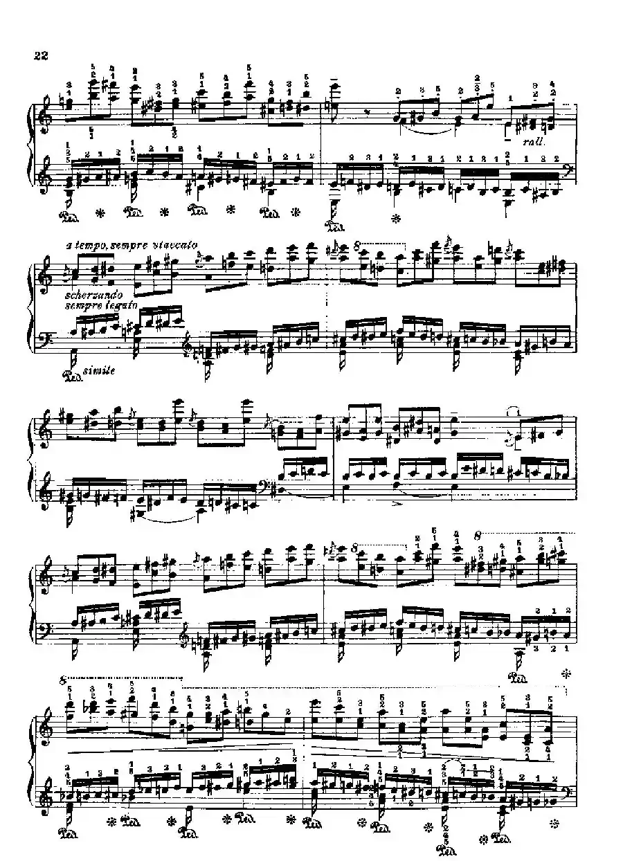 53首以肖邦练习曲为素材而作的练习曲(No.4)