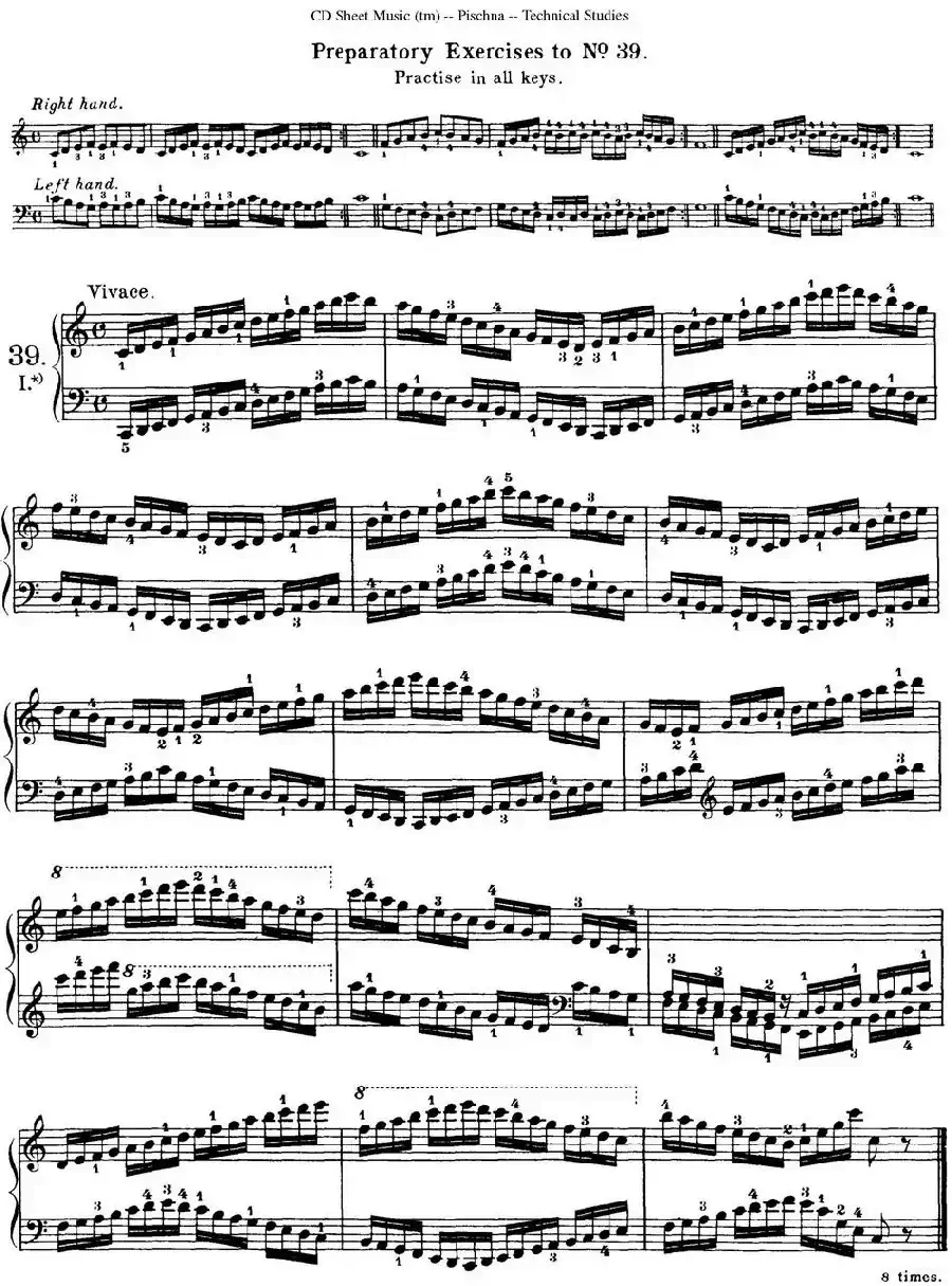 Technical Studies 60 Progressive Exercises (60首钢琴循序渐进练习曲 P51——60)