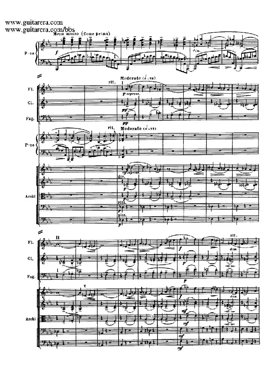 c小调第二钢琴协奏曲 Op.18(第三乐章总谱P13——24)