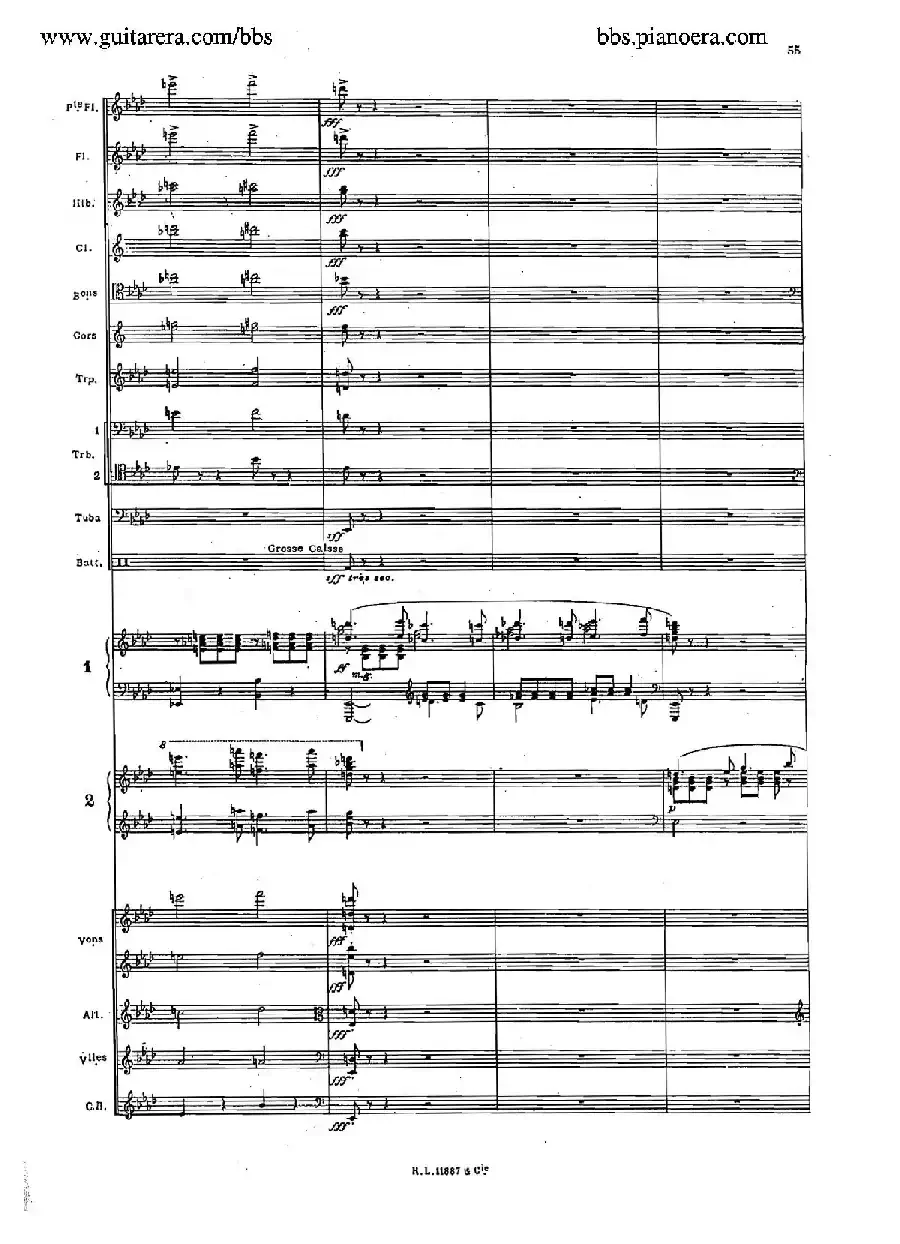 Concerto for 2 Pianos in d Minor(d小调双钢琴协奏曲·总谱)