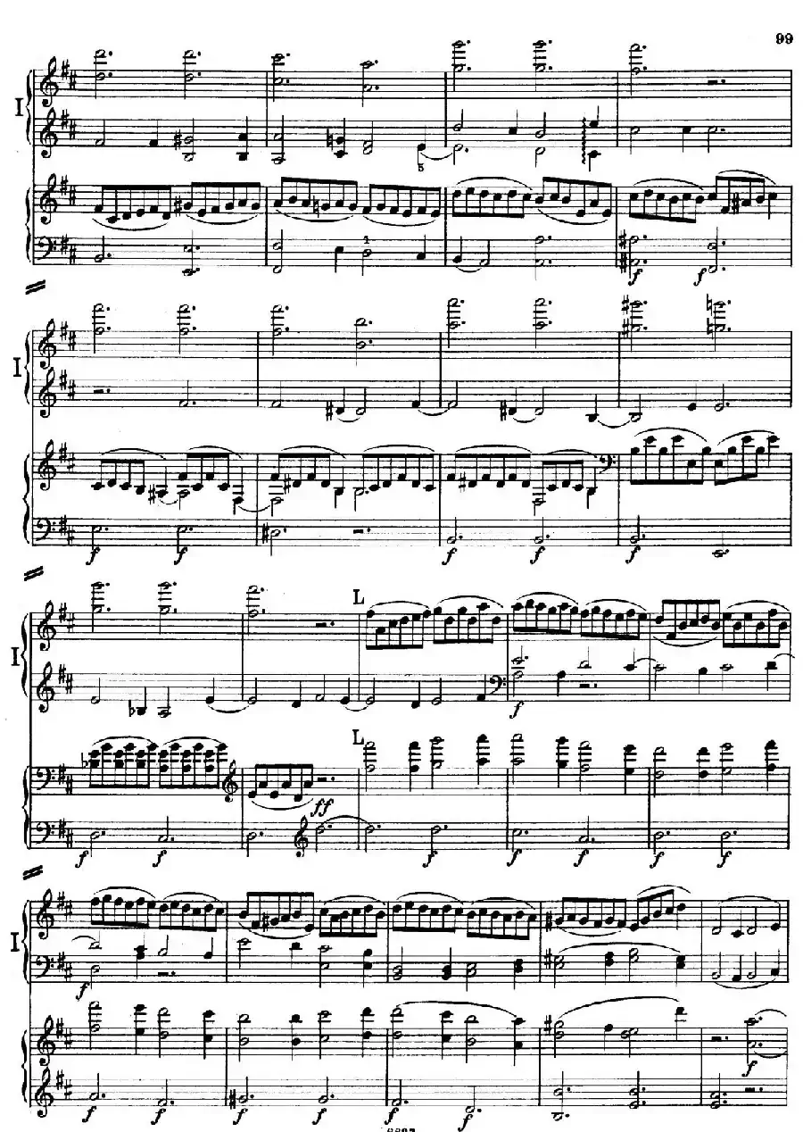 d小调第九交响曲 Op.125(双钢琴P93——102)