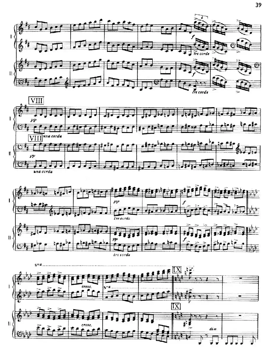 The Planets Op.32(双钢琴)(行星·第三乐章 水星—飞行使者)