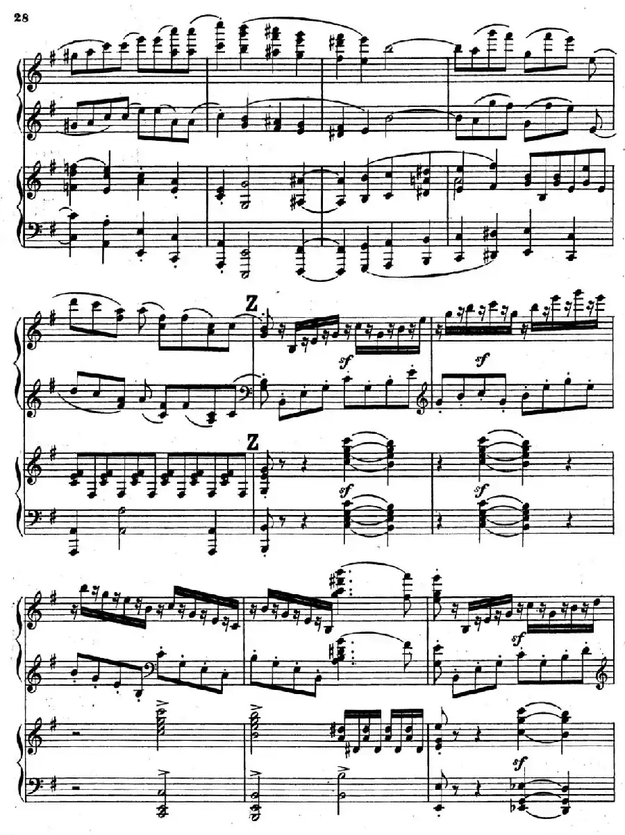 Symphony No.4 in e Minor Op.98(e小调第四交响曲·双钢琴)