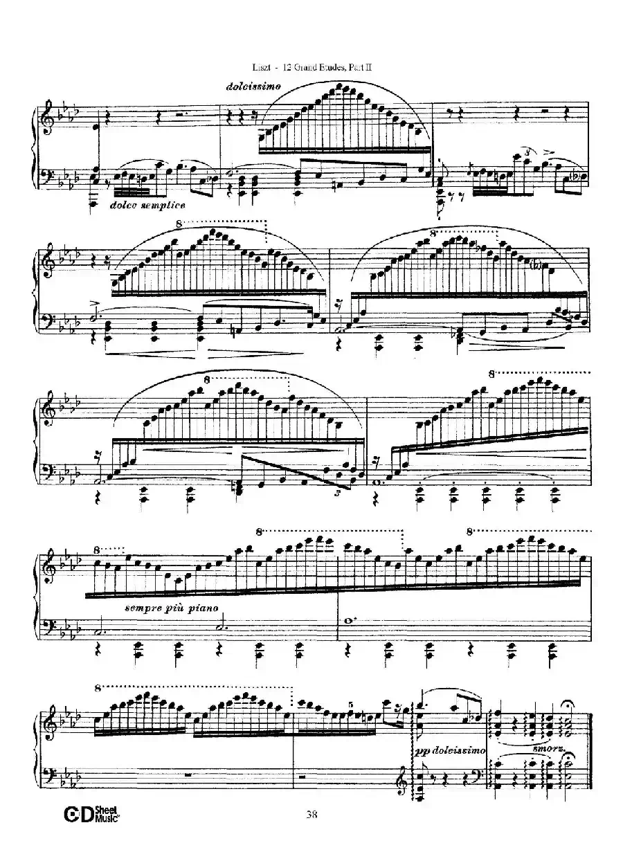 12 Grand Etudes S.137(12首华丽的练习曲·9)