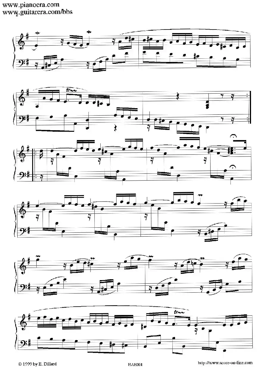 Prelude in G Major(G大调前奏曲)