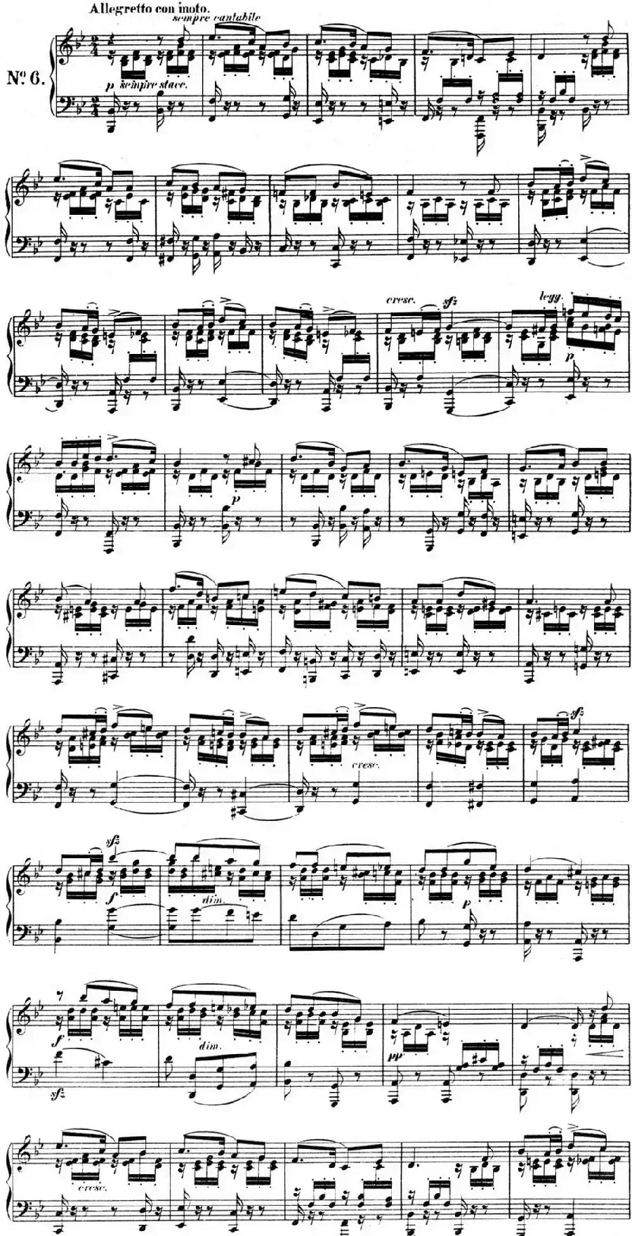 门德尔松无词歌Op.85(NO.6)