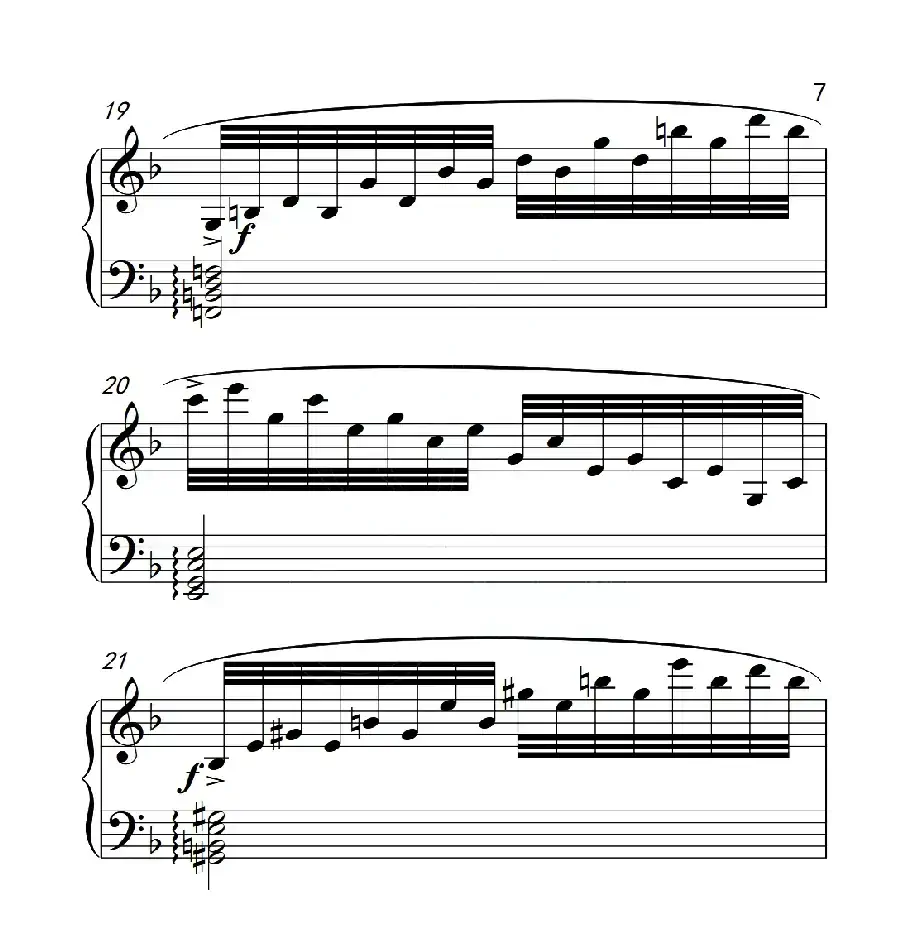 第六级 练习曲(中国音乐学院钢琴考级作品1~6级)