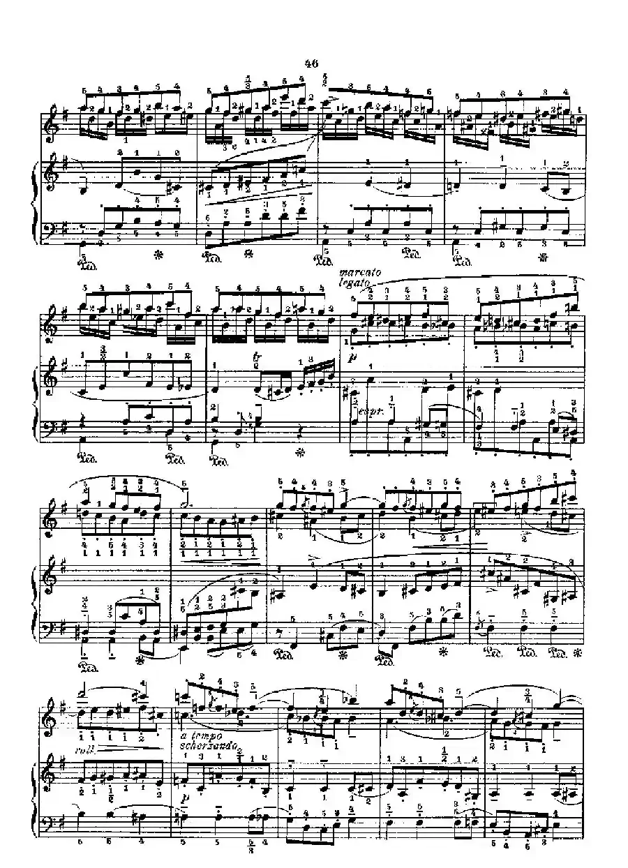 53首以肖邦练习曲为素材而作的练习曲(No.46)
