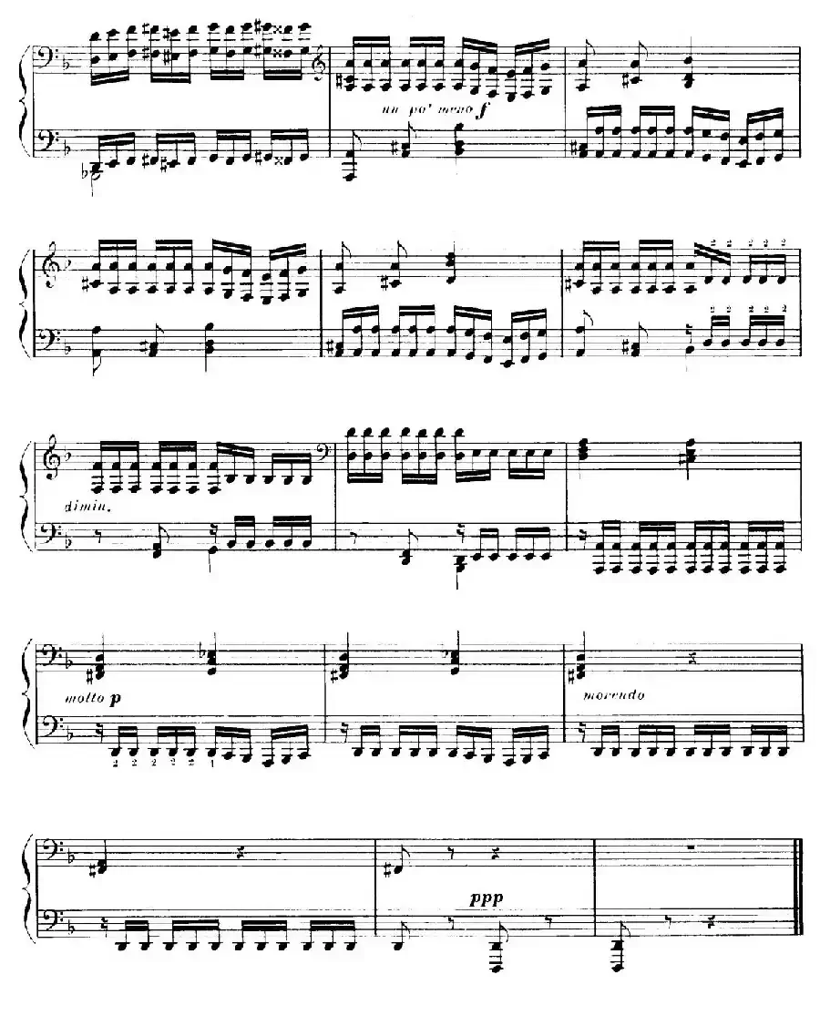 15 Etudes de Vortuosite Op.72(15首辉煌练习曲·9)