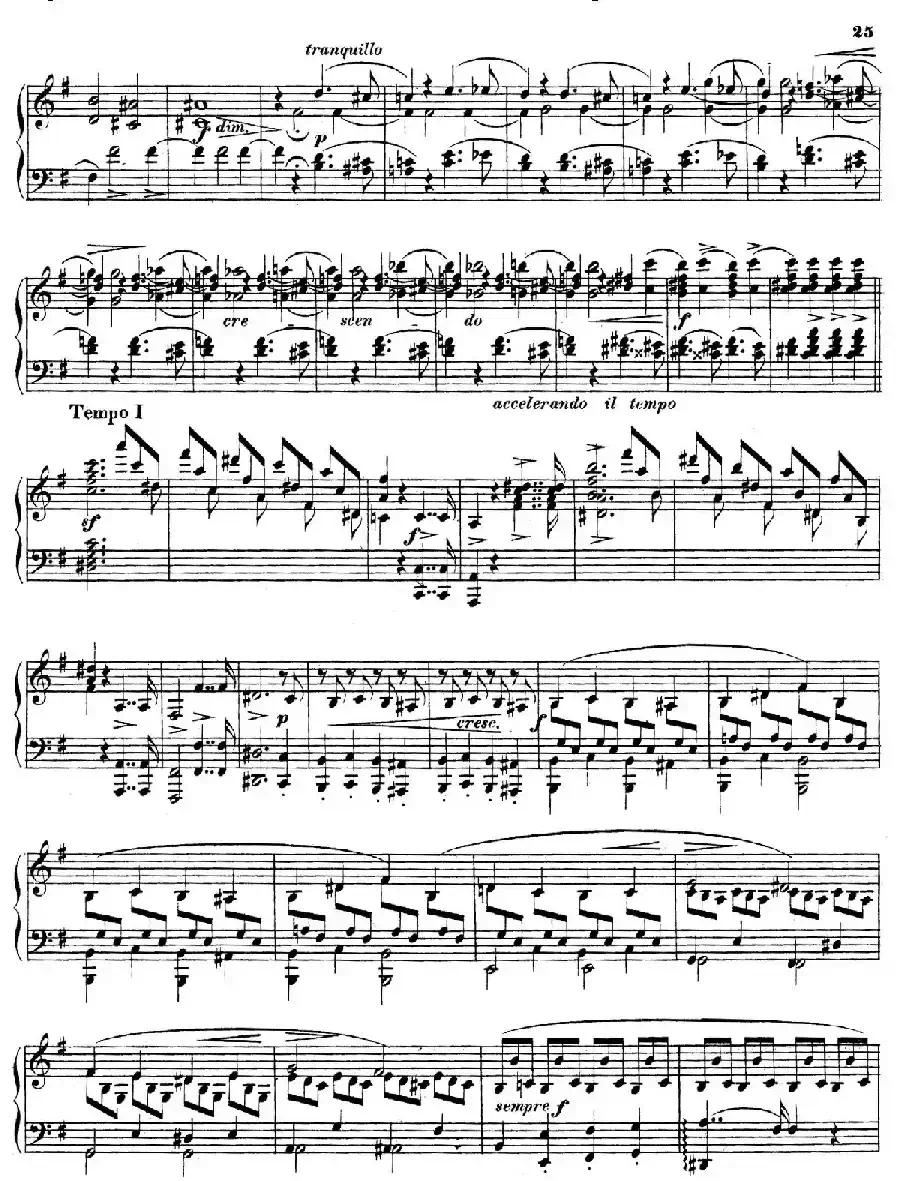 Piano Sonata in e Minor Op.28(e小调钢琴奏鸣曲)