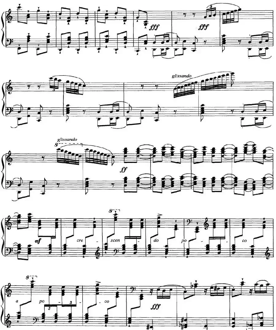 柴可夫斯基18首钢琴小品Op.72(18.Scene dansante(invitation au trepak))