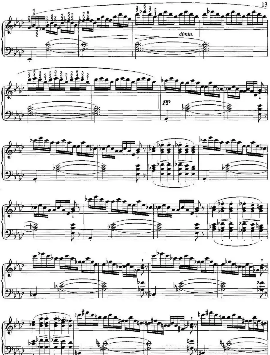 不可不弹的世界钢琴名曲:即兴曲(第4首)