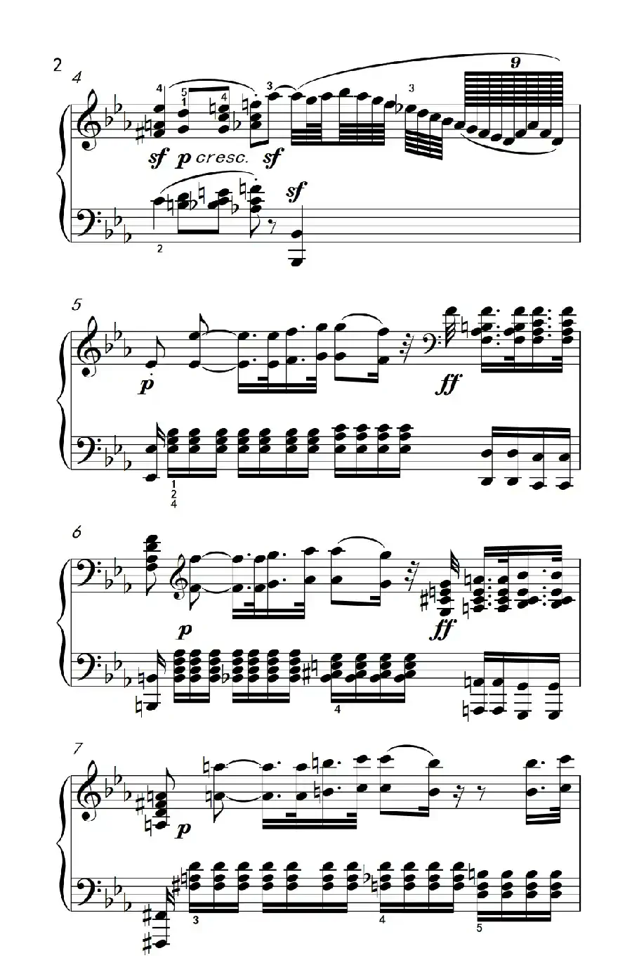 第八钢琴奏鸣曲(悲怆) 极慢的慢板序奏转辉煌的快板